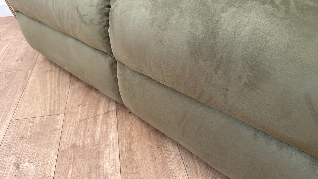 Sofology The Gracie 2 Seater Fabric Sofa in Lifestyle Plush Olive