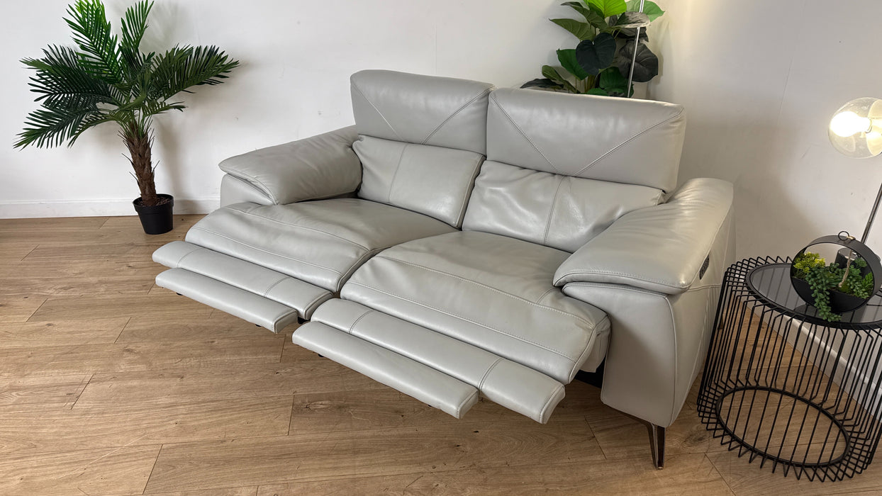 DFS Caldo 2 Seater Sofa Recliner In New Club Misty