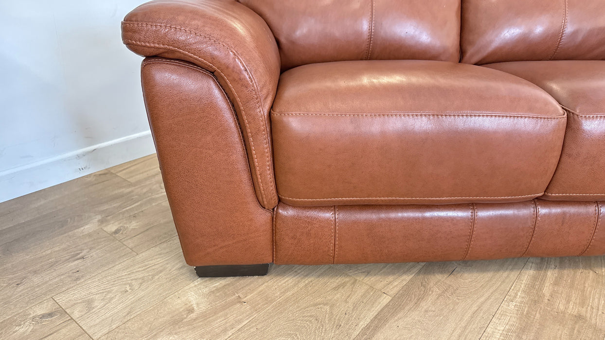 Sabin 3 Seater Leather Sofa