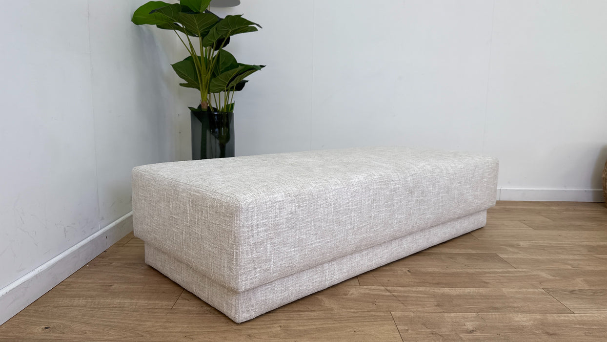 Sofology The Cove Fabric Bench Footstool in Odyssey Afterglow