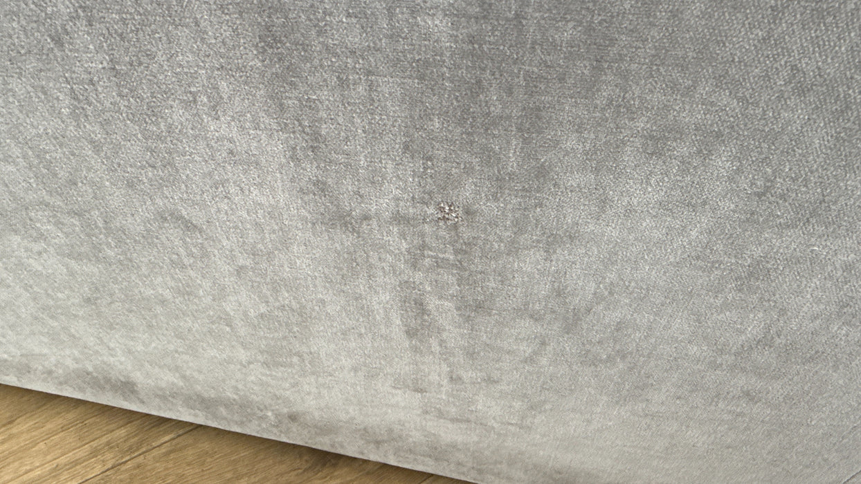 Sofology Tallulah Fabric 3 Seater in Soft Chenille Silver