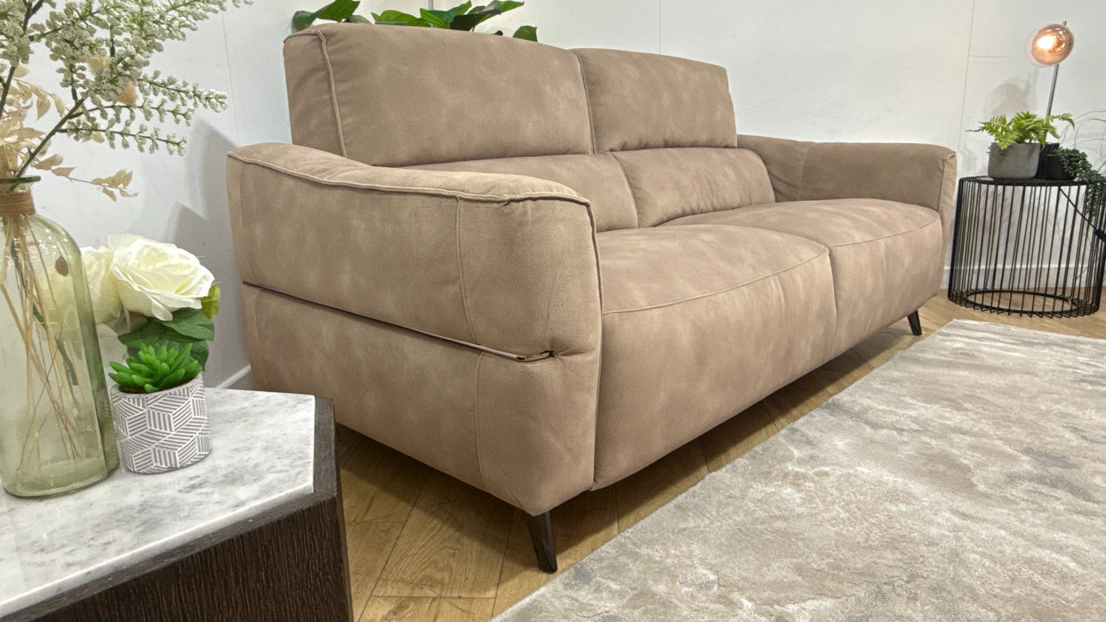 Sofology Dakota Fabric 3 Seater in Lifestyle Mottled Latte