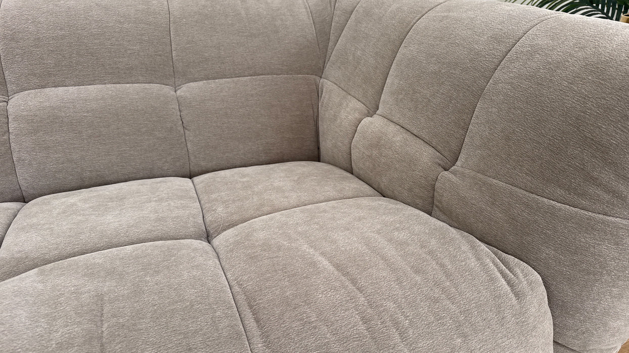 Sofology Lunar Fabric 2 Corner 2 Sofa in Chenille Mocha