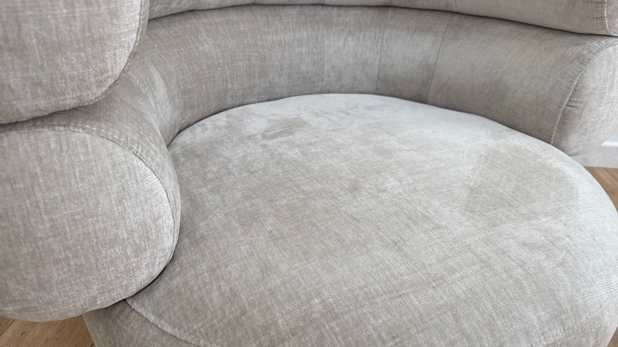Sofology The Fitzrovia Fabric Accent Chair in Mist