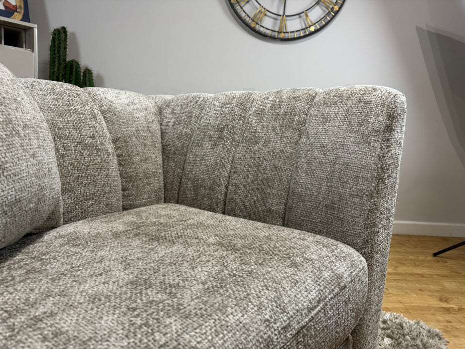 Downtown Swivel Chair Basketweave Linen All Over (WA2)