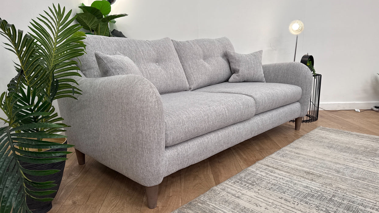 Sofology Ambleside Fabric 3 Seater in Capital Light Grey