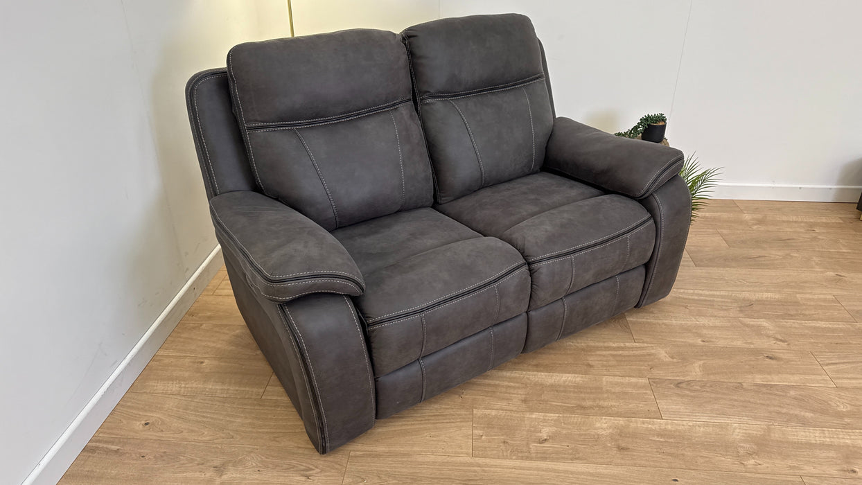 Noah 2 Seater Fabric Power Recliner + Power Hdrst