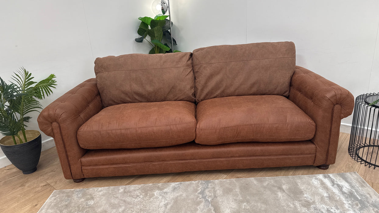 DFS Paterson 4 Seater in Brown