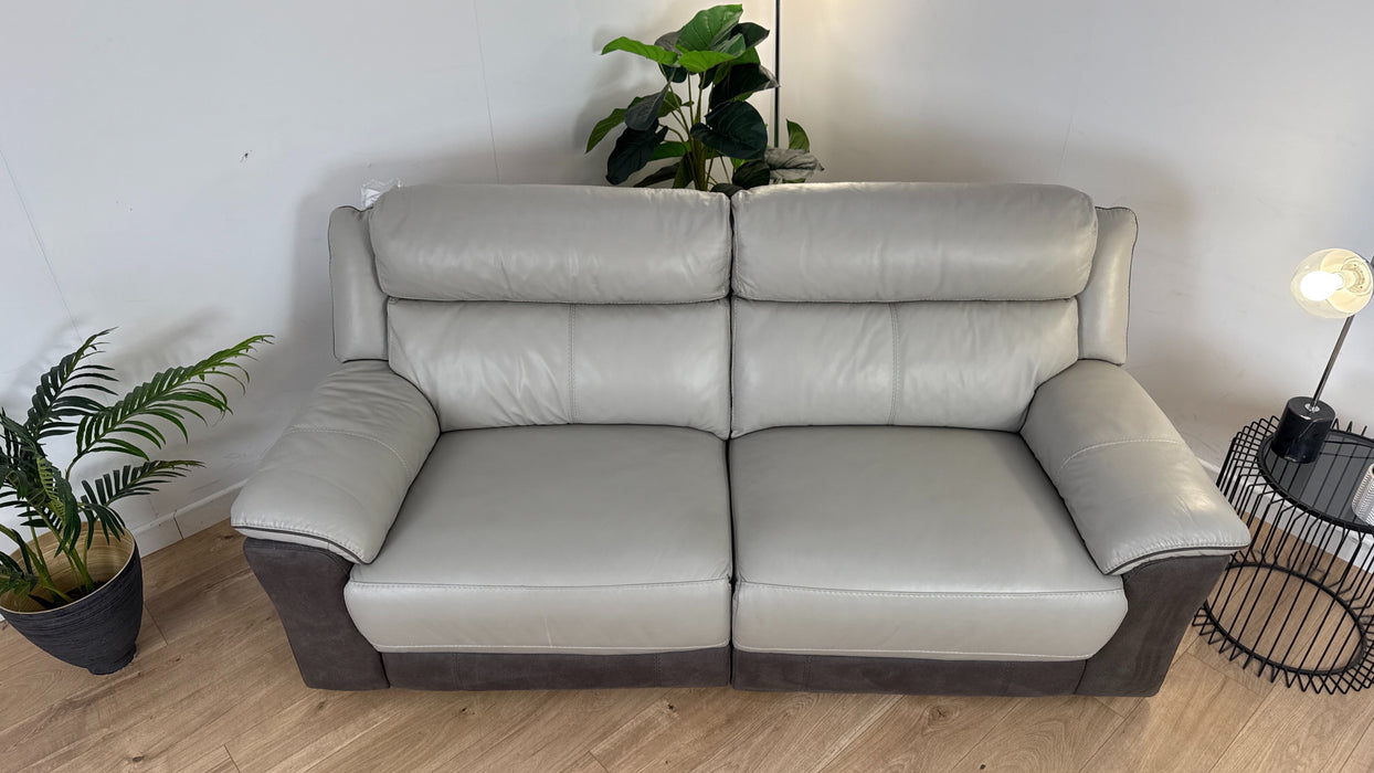 Somerton 3 Seater Fabric/Leather Manual Recliner