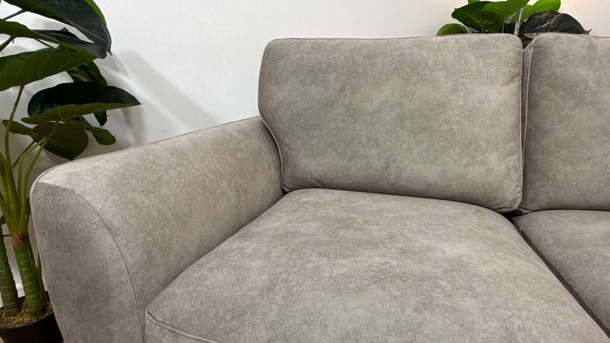 Sofology The Hackney Fabric 2 Seater Sprung Seats in Lifestyle Dapple Fabric Stone Mix