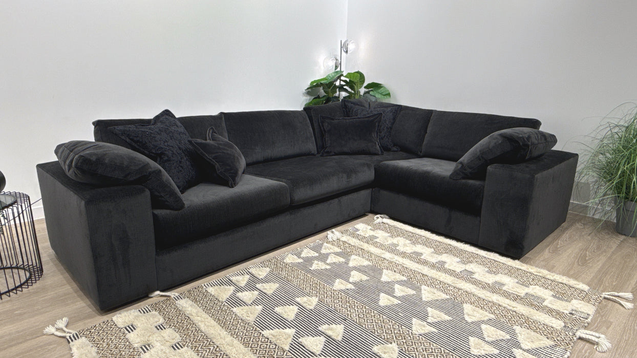 Sofology Harrington Fabric  3 Corner 1 Sofa in Anthracite