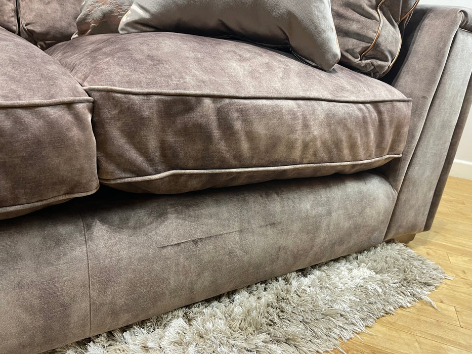 Emperor 2.5 Seater Lucerne Espresso Fabric (WA2)