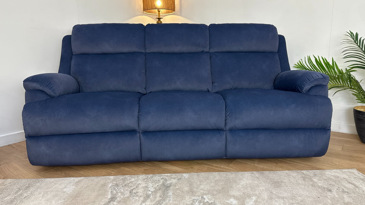 Sofology Gracie Fabric 3 Seater in Lifestyle Flecked Navy