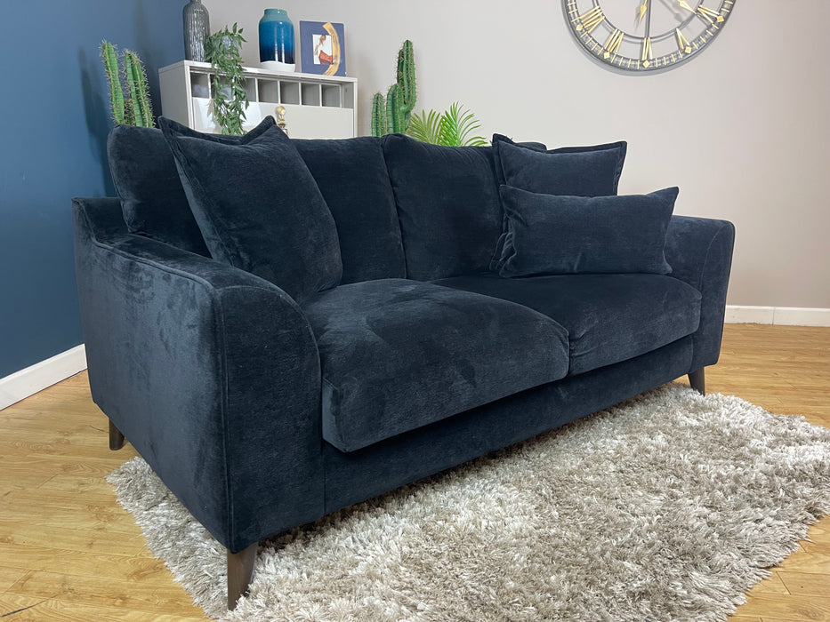 Mayfair Fabric 2 Seater - Soft Chenille Ebony All Over (WA2)