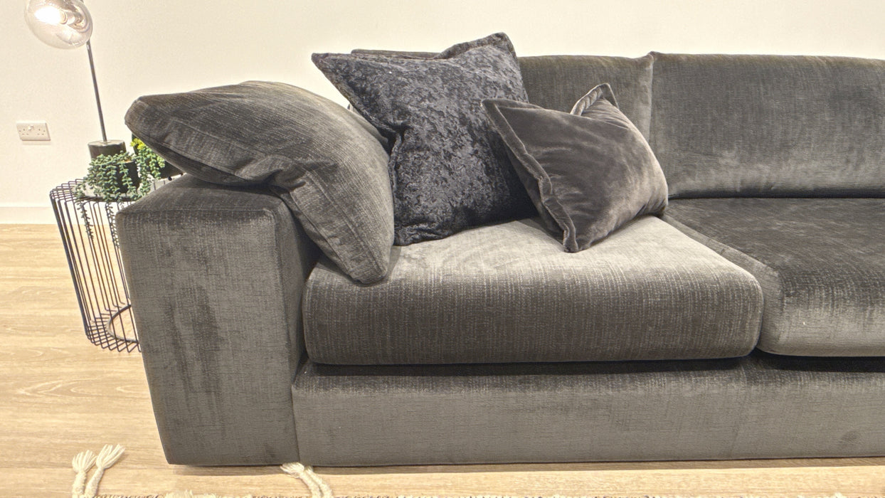 Sofology Harrington Fabric  3 Corner 1 Sofa in Anthracite