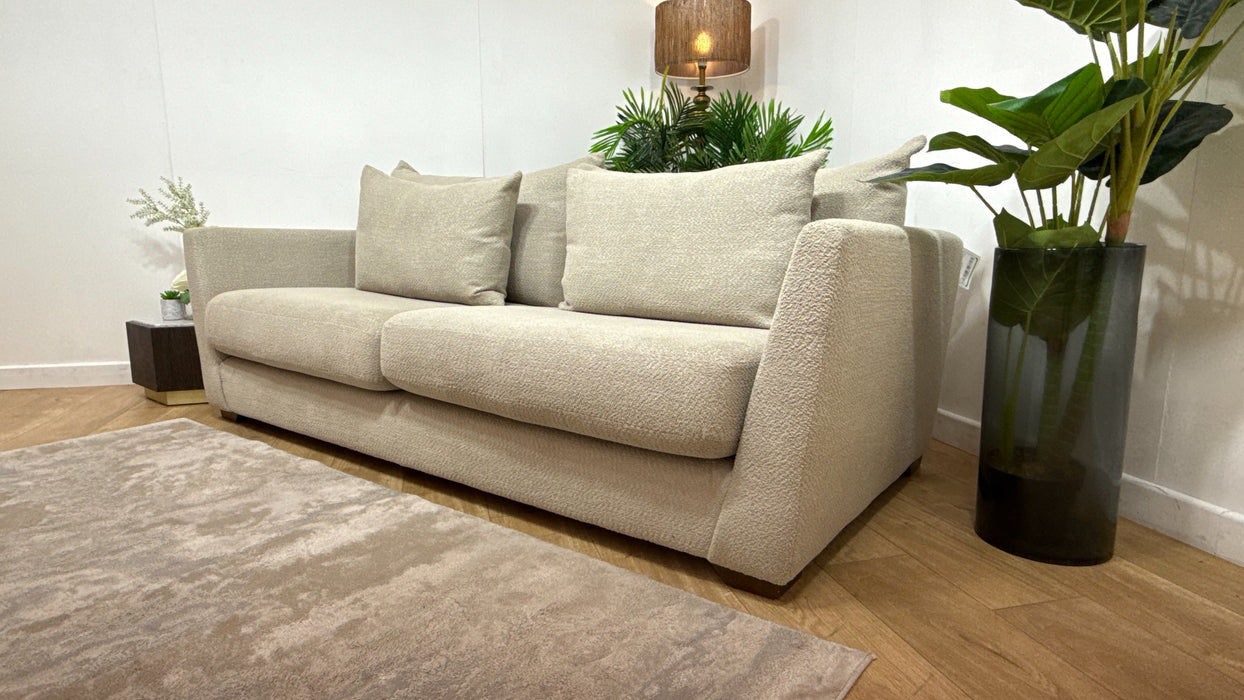 Sofology Tallulah Fabric 3 Seater in Cosy Boucle Pebble