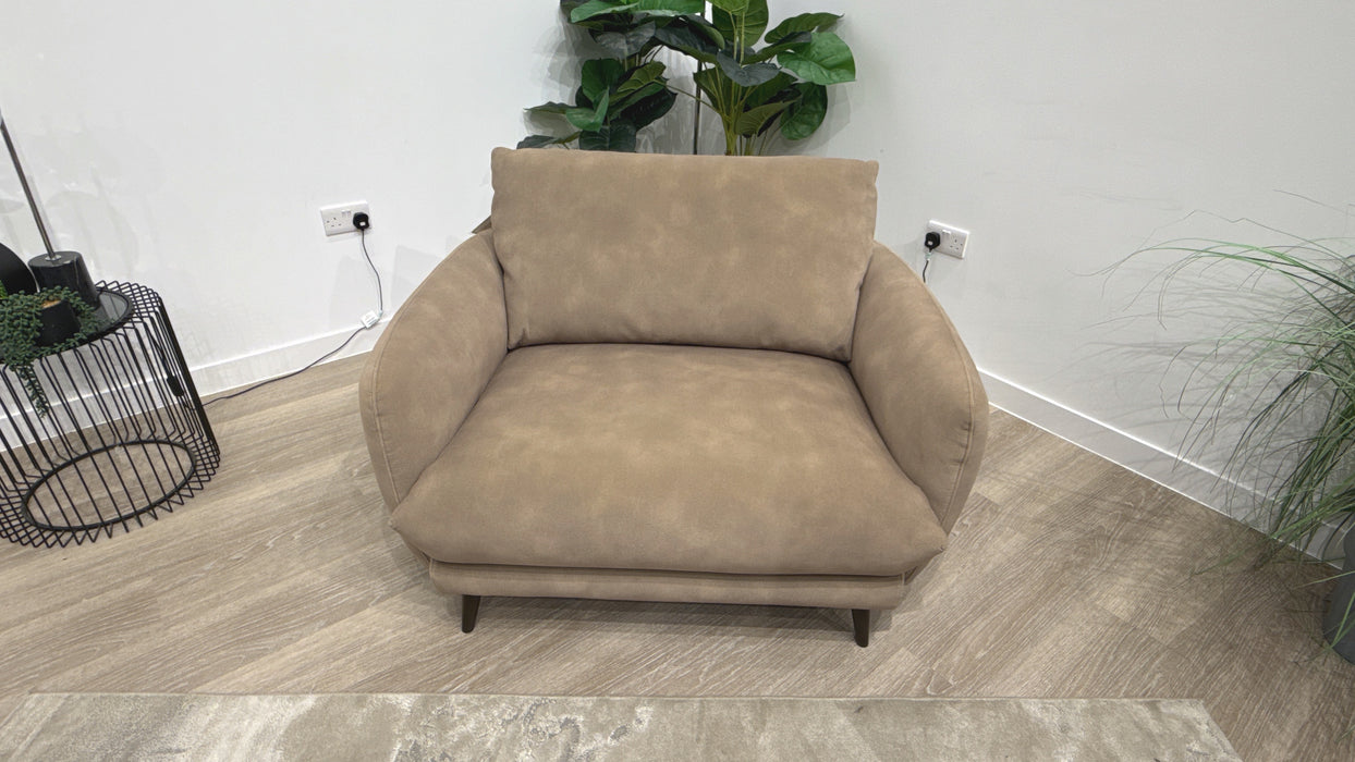 Sofology Adler Fabric Loveseat in Lifestyle Mottled Latte