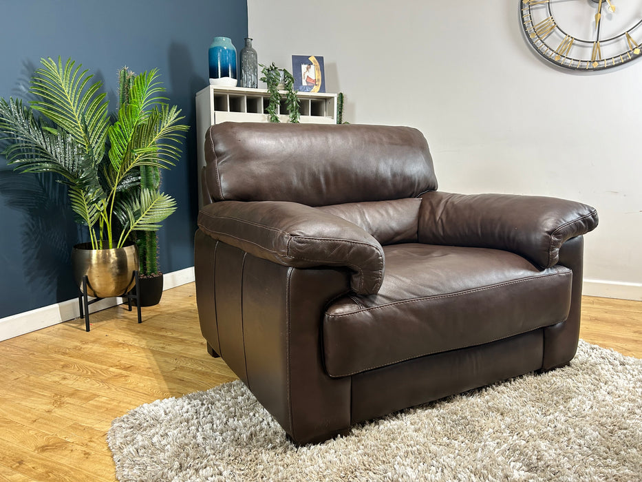 Santino - Leather Chair - Hampshire Espresso  - WA2