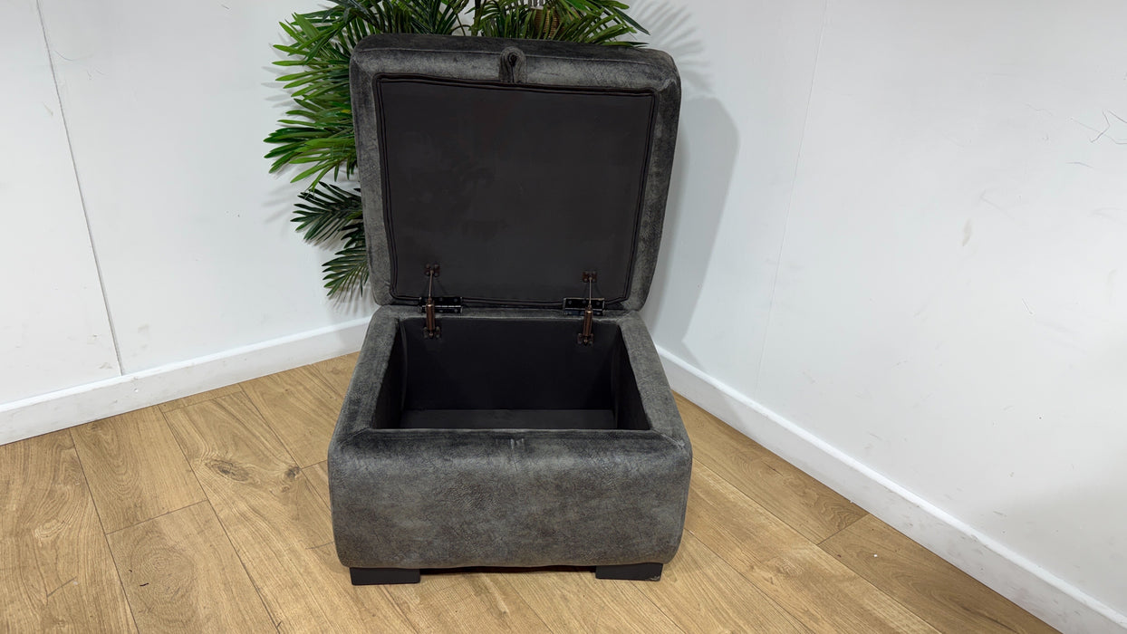 DFS Trek Storage Footstool in Grey