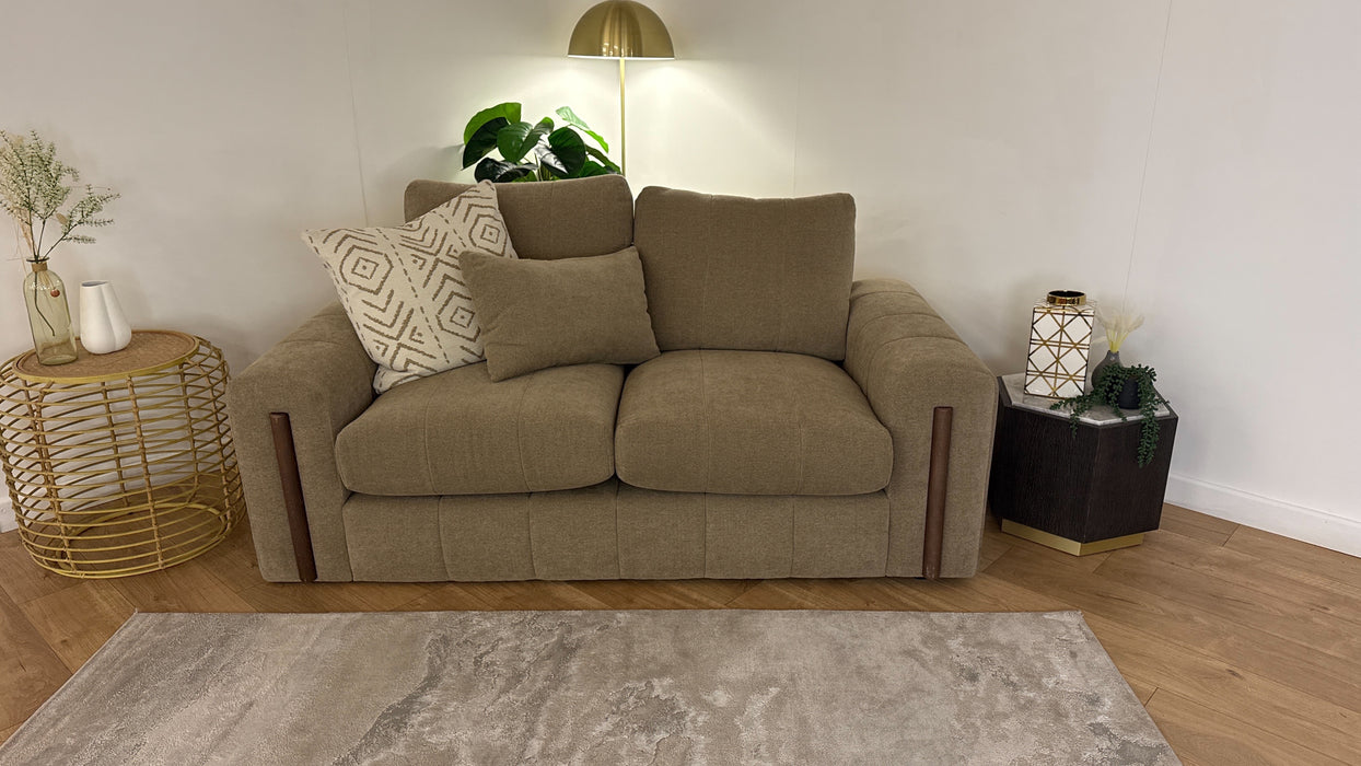 Sofology Soho Fabric 2 Seater in Micro Boucle Mink/Natural