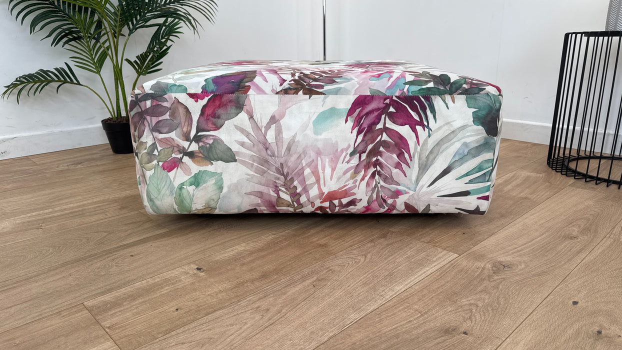 Tallulah Footstool - Fabric Footstool  -