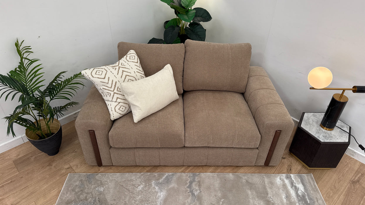 Soho 2 Seater - Fabric Sofa - Boucle Mink/Natural Mix