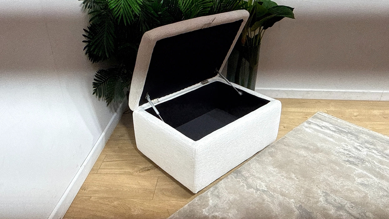 Sofology Designer Footstool in Cloud Cool Cream