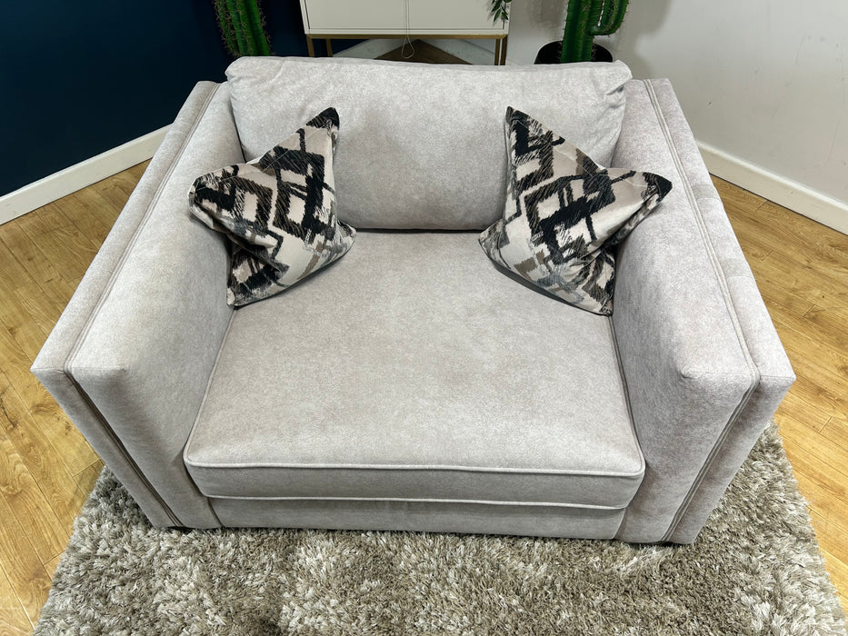 Titan Love Seat Marina Stone / Stone Mix Fabric (WA2)