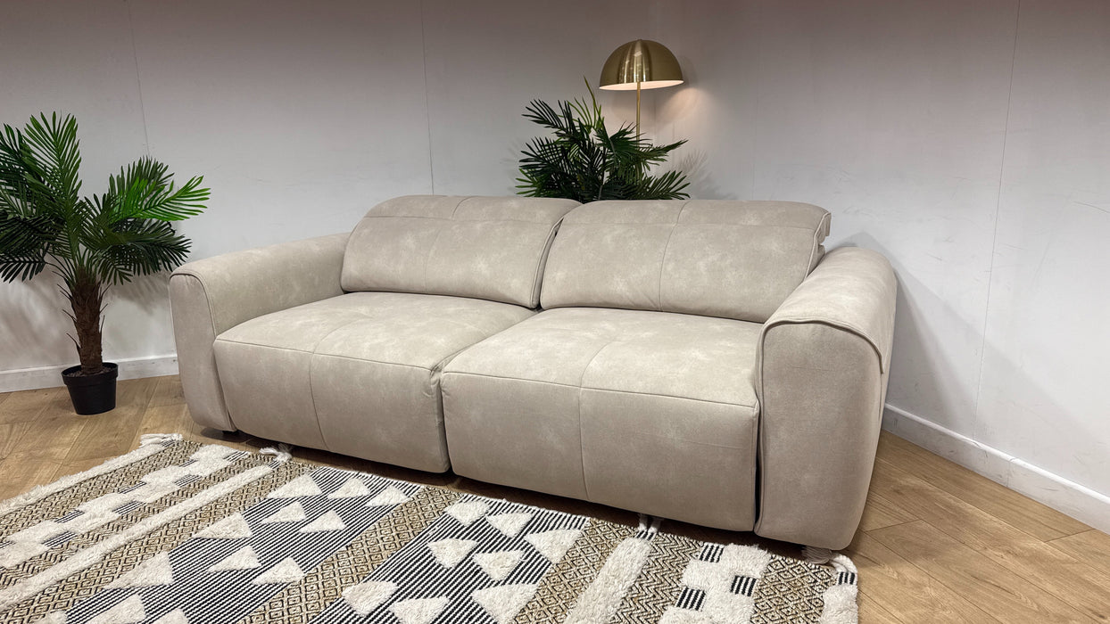 Sofology Riviera Fabric Motion Chaise in Lifestyle Flecked Ivory
