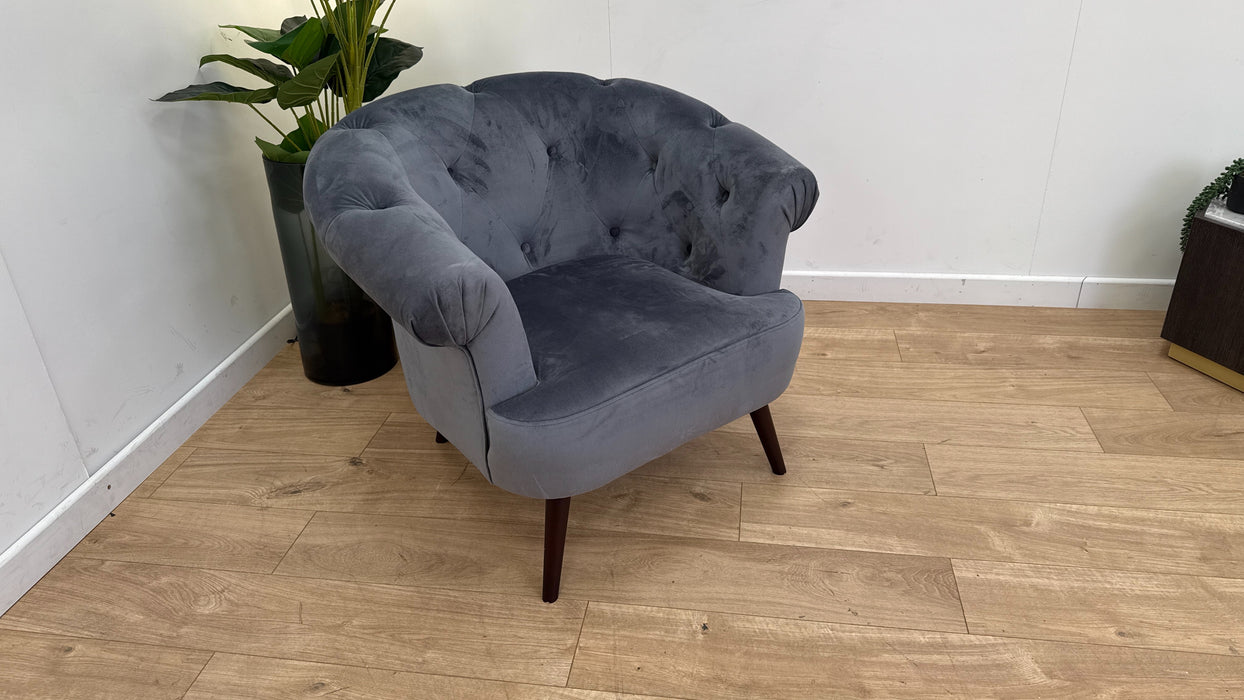 DFS Belair Accent Chair in Denim