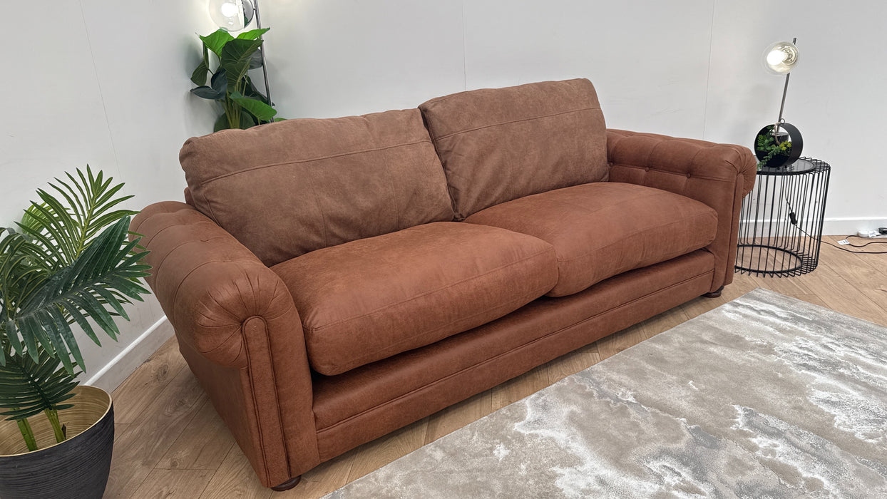 DFS Paterson 4 Seater in Brown