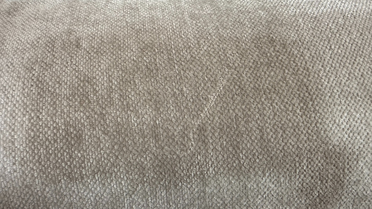 Sofology Georgio Fabric 4 Seater Split Feather Flex Seats in Lifestyle Plush Chenille Stone Mix