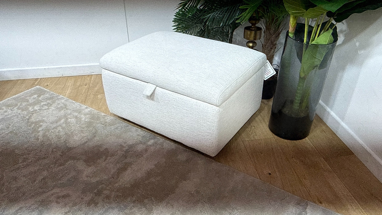 Sofology Designer Footstool in Cloud Cool Cream