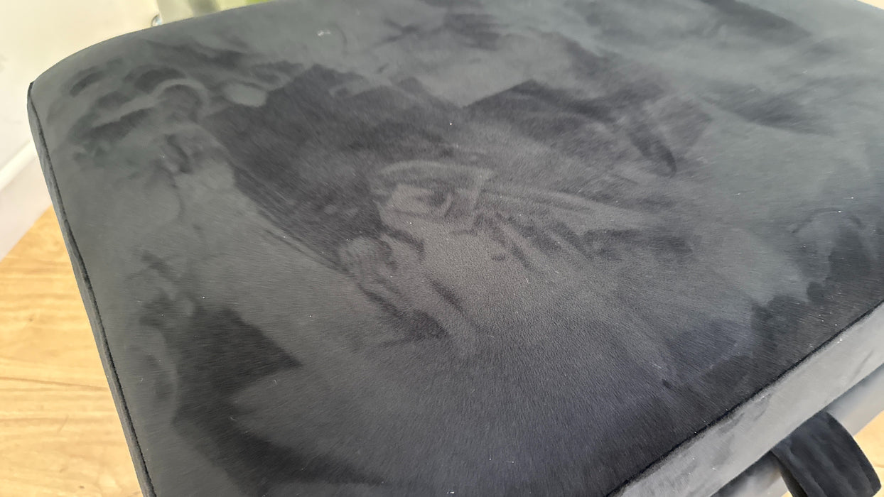 DFS Euphoria Large Storage Footstool in Black