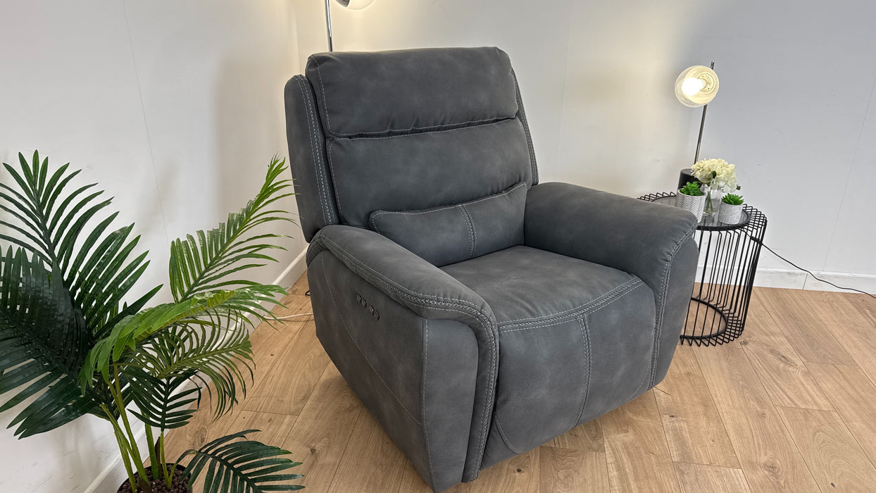 Ledger Power Recliner Fabric Chair