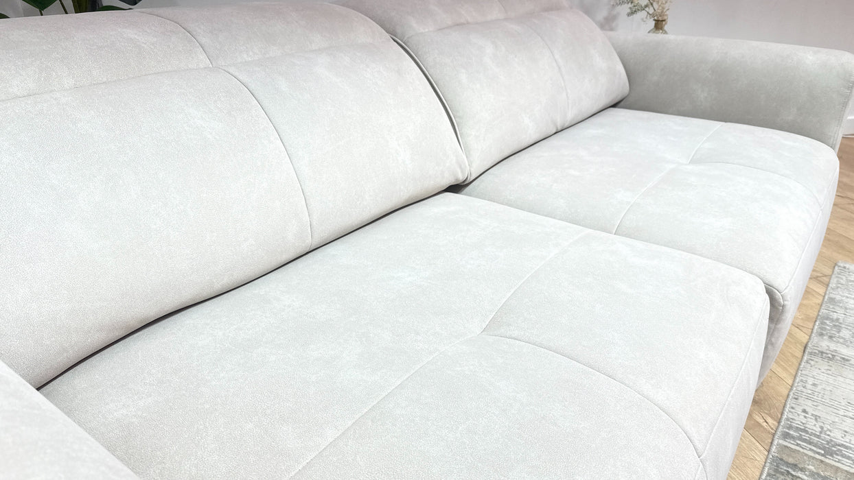 Sofology Riviera Fabric Motion Chaise in Lifestyle Flecked Ivory