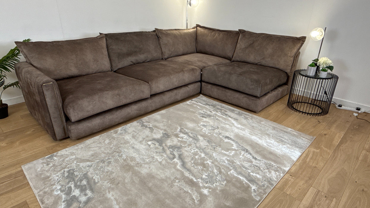 Indulgence - Fabric Sofa  - 3 Corner 1 Open End