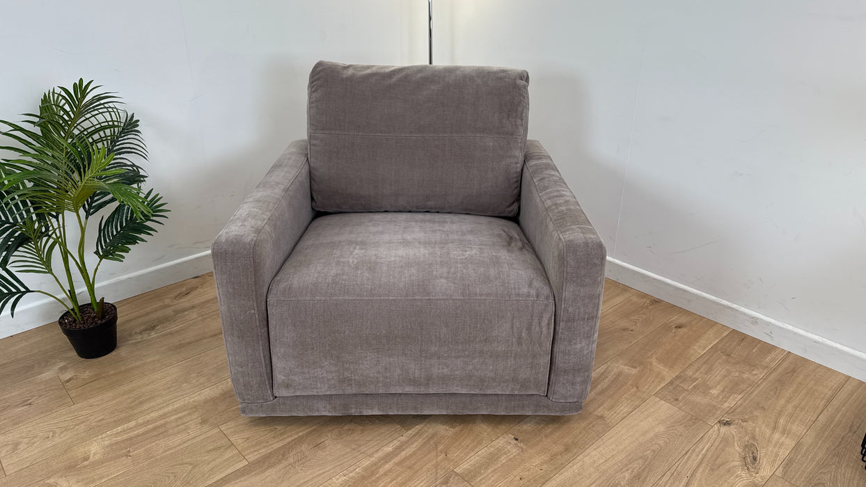 Strand Swivel Chair - Fabric - Nutmeg