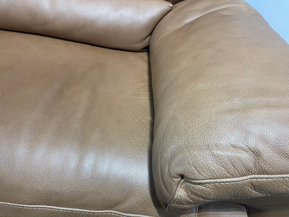 Santino Leather Loveseat - Apollo Tan (WA2)