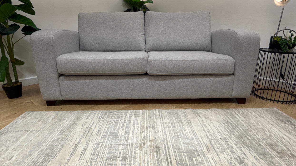 DFS Layla Fabric 3 Seater Sofabed in Silver