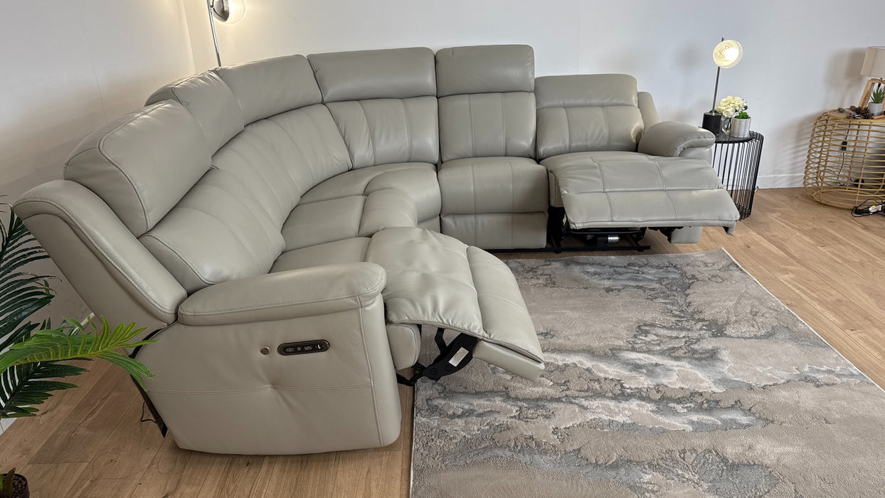 Gracie 2 Corner 2 Power Recliner - Hdrst - Heated Seats - Leather