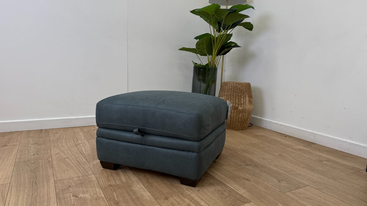 DFS Finton Storage Footstool in Teal