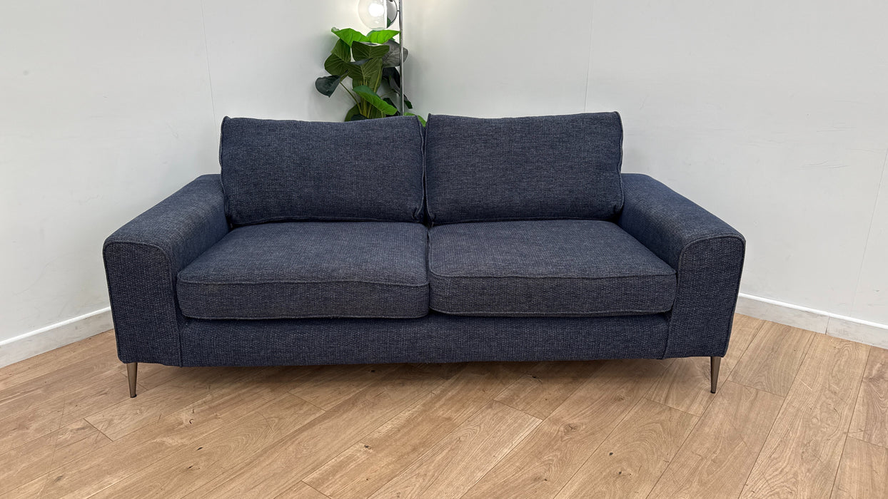 Sofology Andorra 3 Seater Sofa in Fabric Path Navy