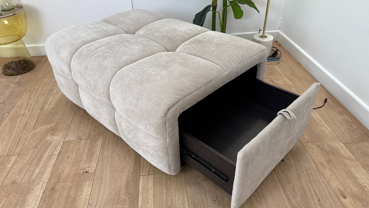 Sofology The Lunar Fabric Designer Footstool	 in Mocha