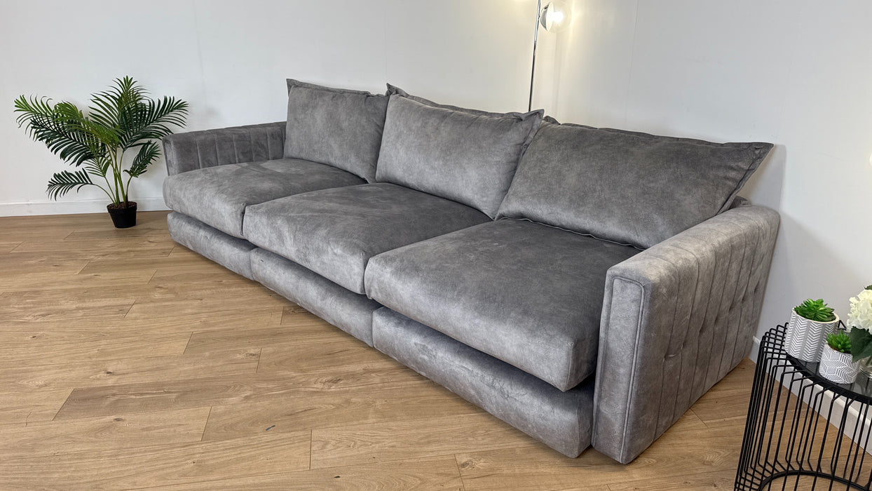 Indulgence - 4 Seater Fabric Sofa