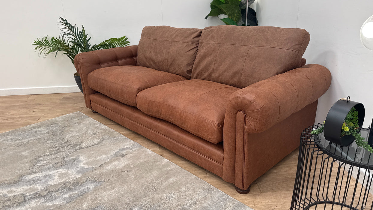 DFS Paterson 4 Seater in Brown