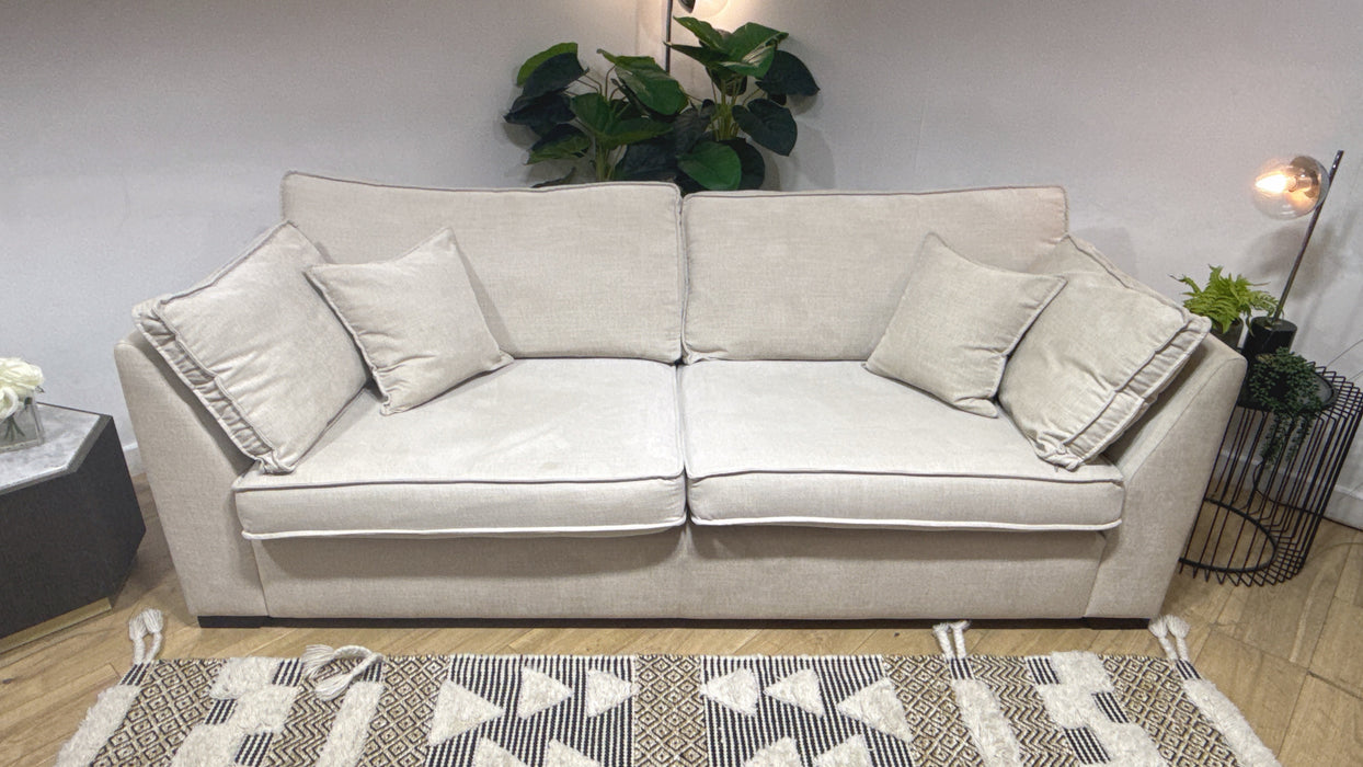 Sofology Richmond Fabric 4 Seater in Artic Ecru