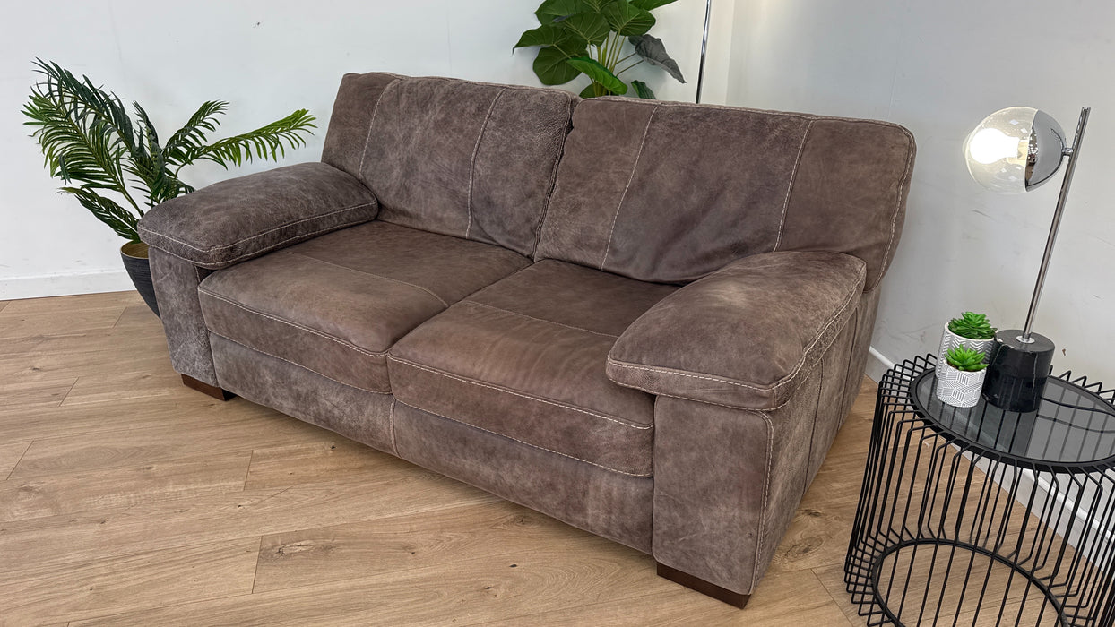 Linara 2 Seater - Leather Sofa - Utah Gaucho