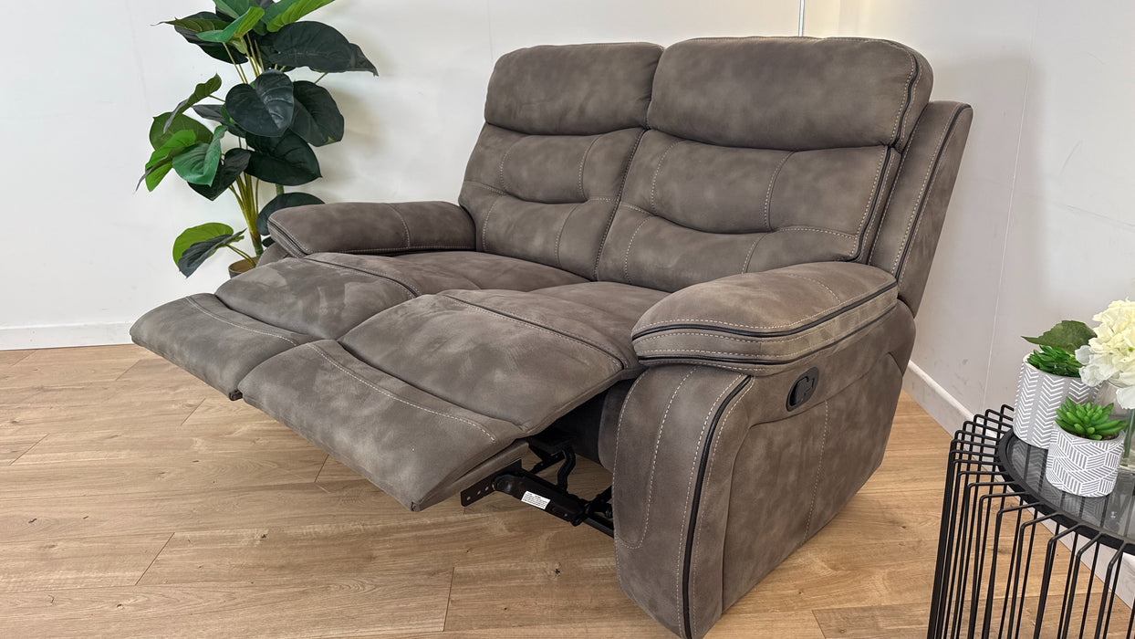 Noah 2 Seater  Manual Recliner - Fabric Sofa