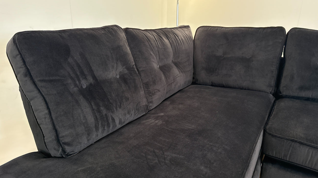 Zinc Left Hand Facing 2 Corner 1 Terminal - Fabric Sofa - Anthracite